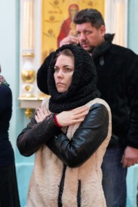 Литургия Преждеосвященных Даров в храме в честь Сошествия Святого Духа г. Саратова