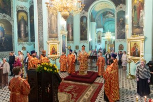 Всенощное бдение в храме Сошествия Святого Духа г. Саратова