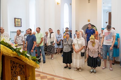 Всенощное бдение в Княже-Владимирском храме Саратова