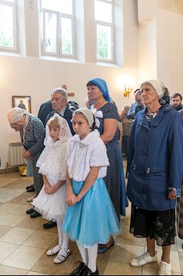 Божественная литургия в храма в честь иконы Божией Матери «Всех скорбящих Радость» г. Саратова