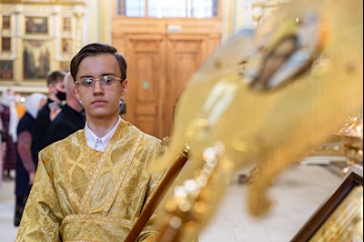 Всенощное бдение в храме Покрова Пресвятой Богородицы г. Саратова