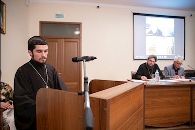 Митрополит Игнатий посетил защиту выпускных работ в СПДС