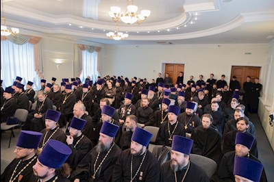 Состоялось ежегодное Епархиальное собрание духовенства