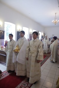 Божественная литургия в храме во имя равноапостольной Марии Магдалины города Саратова