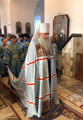 Божественная литургия в Свято-Троицком Скановом женском монастыре (Сердобская епархия)