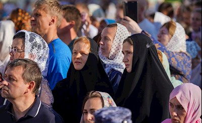 Митрополит Игнатий принял участие во всенощном бдении в Свято-Троицкой Сергиевой Лавре