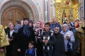 Великое освящение верхнего храма во имя Святой Живоначальной Троицы Свято-Троицкого кафедрального собора города Саратова