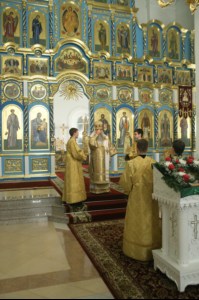 Всенощное бдение в Свято-Сергиевском женском монастыре с. Алексеевка Базарно-Карабулакского р-на