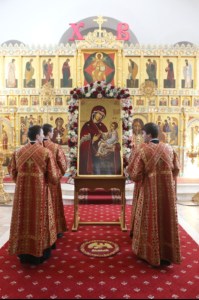 Божественная литургия в Свято-Алексиевском женском монастыре г. Саратова