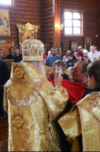 Божественная литургия в храме в честь Сретения Господня г. Саратова