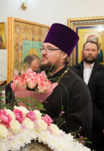 Божественная литургия в храме во имя святой блаженной Матроны Московской п.Красный Октябрь Саратовского района
