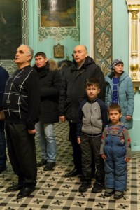 Божественная литургия в храме Сошествия Святого Духа г. Саратова