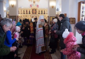 Божественная литургия в Свято-Алексиевском женском монастыре г. Саратова
