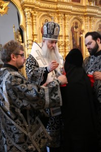 Литургия Преждеосвященных Даров в храме в честь Казанской иконы Божией Матери г.Саратова