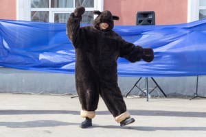 На территории Покровского храма г. Саратова прошел зимний праздник