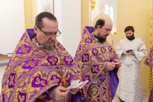 Божественная литургия в храме святителя Спиридона Тримифунтского г. Саратова