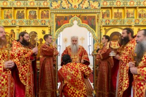 Божественная литургия в Свято-Алексиевском женском монастыре г. Саратова