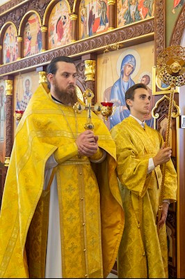 Божественная литургия в храме во имя святителя Николая Японского г. Саратова
