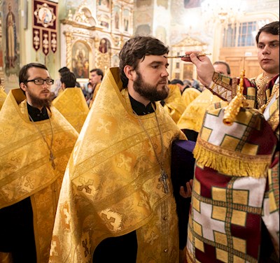 Митрополит Игнатий совершил всенощное бдение в храме Покрова Пресвятой Богородицы г. Саратова
