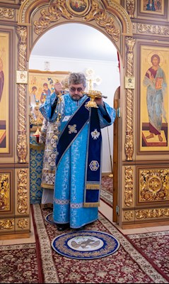 Митрополит Игнатий совершил Божественную литургию в храме в честь иконы Божией Матери «Скоропослушница» г. Шиханы Вольского района