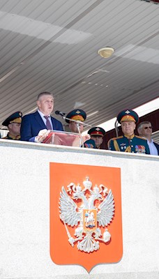 Митрополит Игнатий посетил церемонию выпуска офицеров ВВИМО