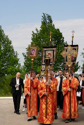 Божественная литургия в храме великомученика Георгия Победоносца г. Саратова