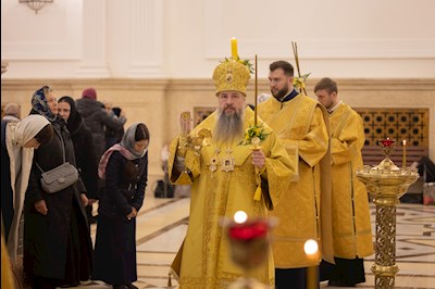 Всенощное бдение в Спасском кафедральном соборе г. Пензы