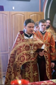 Божественная литургия в Свято-Троицком кафедральном соборе г. Саратова