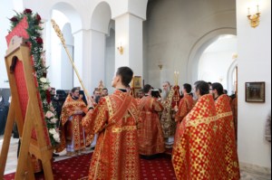 Божественная литургия в Свято-Алексиевском женском монастыре г. Саратова