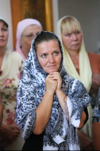 Божественная литургия в Свято-Алексиевском женском монастыре г. Саратова