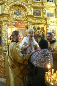 Божественная литургия в Свято-Троицком кафедральном соборе г.Саратова