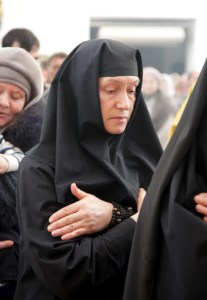Божественная литургия в Свято-Иоанновском женском монастыре села Алексеевка Хвалынского района