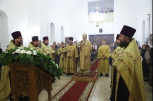 Всенощное бдение в храме во имя апостола и евангелиста Иоанна Богослова г.Саратова
