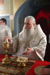 Крещальная литургия в Свято-Троицком кафедральном соборе г.Саратова