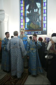 Всенощное бдение на Архиерейском подворье – храме в честь иконы Божией Матери «Утоли моя печали» г.Саратова
