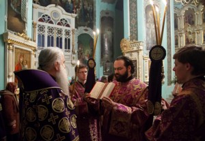 Утреня Великой Субботы с Чином погребения в храме в честь Сошествия Святого Духа г. Саратова