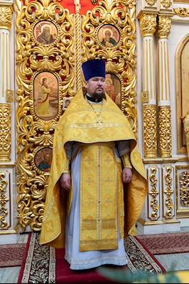 Божественная литургия в храме Всех святых, в земле Русской просиявших, г. Саратова
