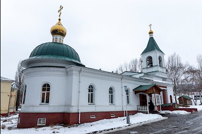 Божественная литургия в Спасо-Преображенском мужском монастыре г. Саратова