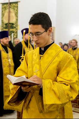 Всенощное бдение в храме святителя Спиридона Тримифунтского г. Саратова
