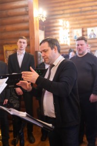 Божественная литургия в храме в честь Сретения Господня г.Саратова