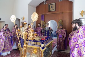 Литургия Преждеосвященных Даров в храме в честь иконы Божией Матери «Утоли моя печали» г. Саратова
