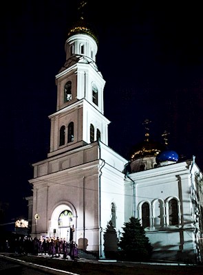 Всенощное бдение в храме в честь Сошествия Святого Духа г. Саратова