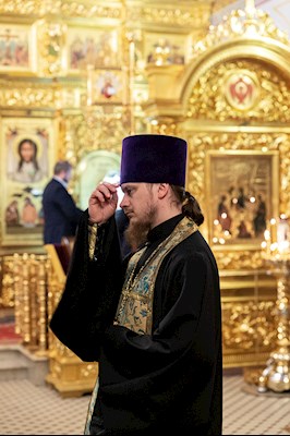 Всенощное бдение в Свято-Троицком кафедральном соборе г. Саратова