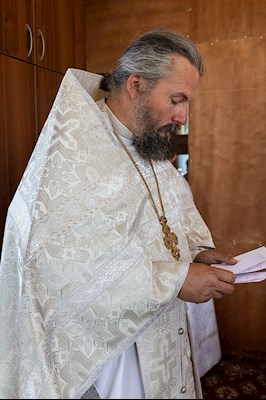 Божественная литургия в Вознесенско-Пантелеимоновском храме с. Усть-Курдюм Саратовского района