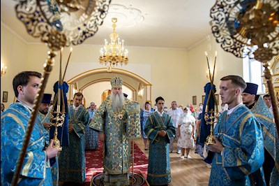 Всенощное бдение в храме в честь Казанской иконы Божией Матери р.п. Татищево