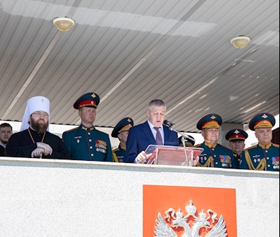 Митрополит Игнатий посетил церемонию выпуска офицеров ВВИМО