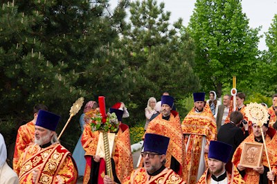 Божественная литургия в храме великомученика Георгия Победоносца г. Саратова