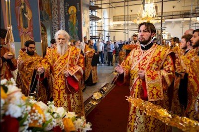 Митрополит Игнатий совершил всенощное бдение в Свято-Никольском мужском монастыре г. Саратова
