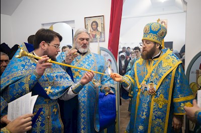 Митрополит Игнатий совершил Великое освящение храма в честь иконы Божией Матери «Спорительница хлебов» с. Кувыка и первую Божественную литургию в новоосвященном храме