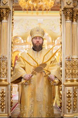 Митрополит Игнатий совершил Божественную литургию в Покровском соборе г. Саратова